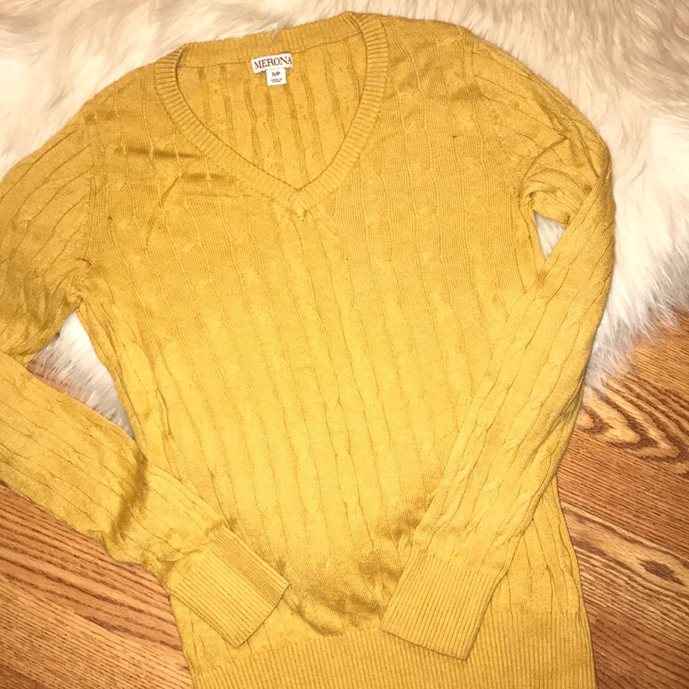Mustard sweater